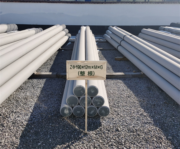 大庆190×12米钢筋混凝土水泥电线杆